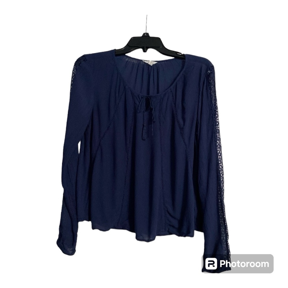 Aeropostale Long Sleeve Gauze Top EUC